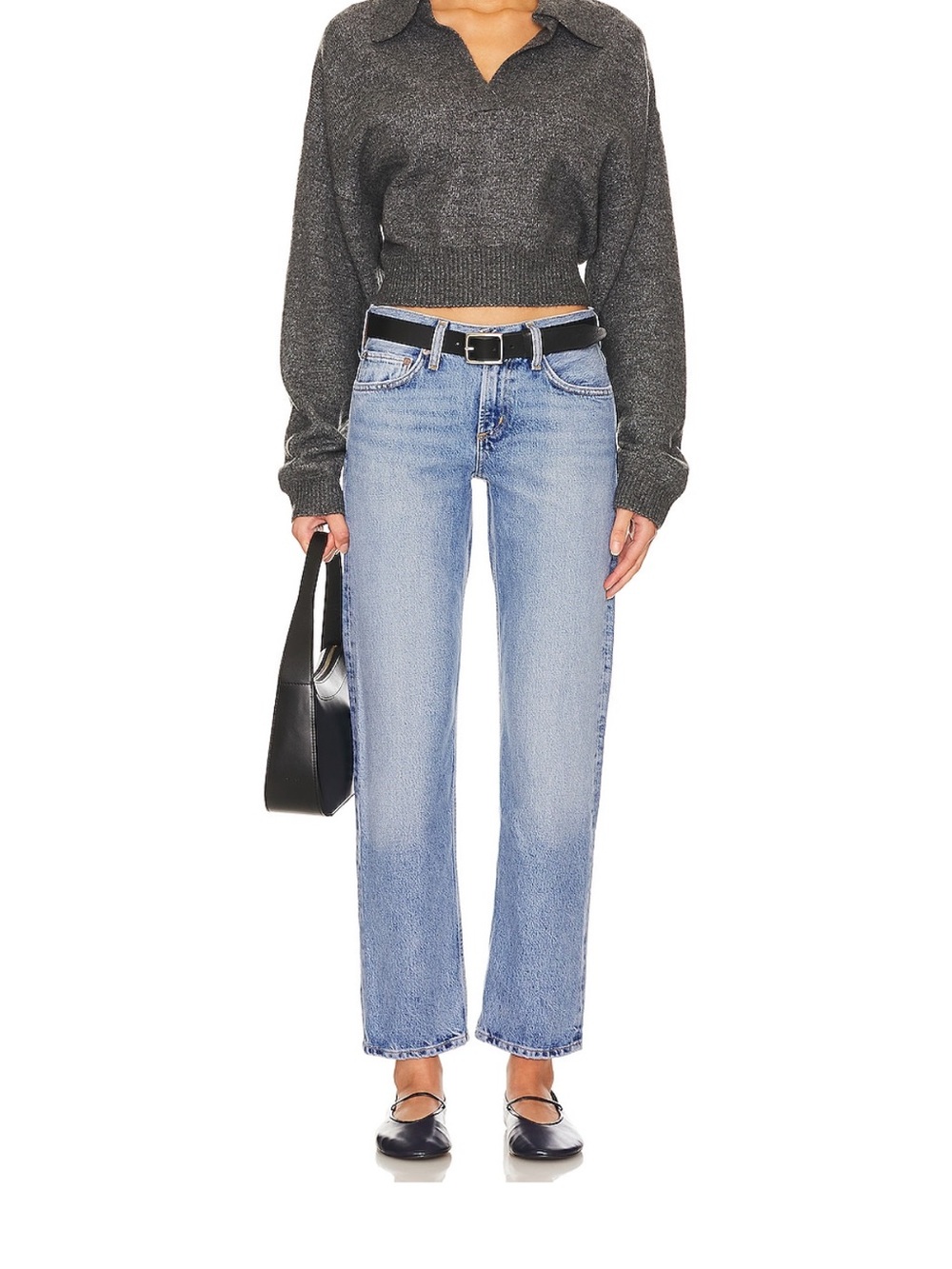 Agolde amber low rise straight leg jeans
